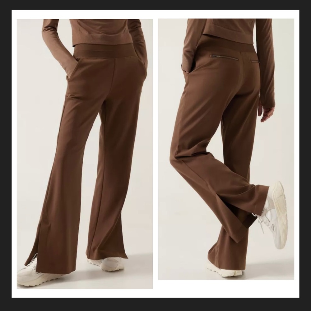 Athleta Venice Flare Pant Mahogany